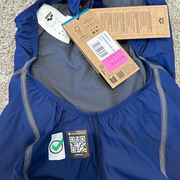 NWT ARENA POWERSKIN ST NEXT OB swimsuit Race Swimwear One Piece Sz 32 - Picture 14 of 16